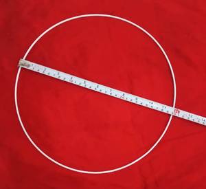 Anneau circulaire en fer blanc thermolaqué, édition limitée, pour attrape-rêves, couronnes, abat-jour et décoration intérieure, en fil de fer de 4,0 mm - Product Image 3