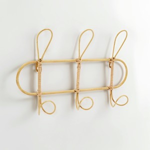 Wall multi <b>hook</b> excellent quality handmade rattan coat <b>hanging</b> <b>hooks</b> walls decor organizers - Product Image 2