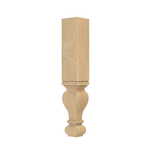 Wooden Decorative <b>Post</b> Column Solid Wood Kitchen Island Cabinet Legs Table Support Furniture Base - Product Image 1