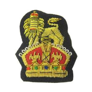 Badge brodé OEM en fil d'or, broderie à la main, travail d'or, nouveau design, dernier modèle - Product Image 5