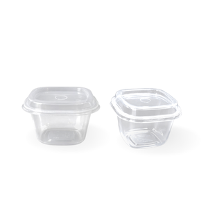 Unique Food Graded Square <b>Cup</b> 8 Oz <b>Plastic</b> PP Polypropylene for Aesthetic Cold <b>Drink</b> made in Indonesia - Product Image 1