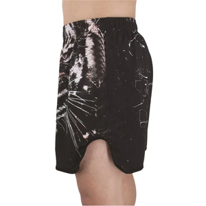 Shorts de sport imprimé tigre pour hommes, séchage rapide, coupe régulière, polyester respirant, léger, entraînement, gym, fitness, sport - Product Image 3