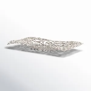 Plateau en corde métallique classique fait à la main pour la décoration intérieure de luxe, cadre de miroir contemporain, service de salon, multi-pièces, grand grossiste - Product Image 1