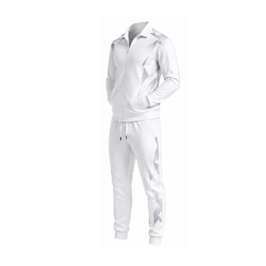 Mens Sports Tracksuit Wholesale Custom Athletic Gym Training Running Set Zip Jacket Jogger <b>Pants</b> OEM ODM Supplier Factory Custom - Product Image 4