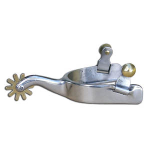 Espuelas de Equitación Estilo Western Antiguas, de Acero Inoxidable, Diseño de Articulación Fina, Accesorios Ecuestres Premium, Duraderas, Clásicas, Estilo Vaquero - Product Image 4