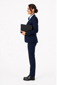 Custom Full <b>Sleeve</b> Airline Uniforms for Pilot Cabin Crew | OEM ODM Aviation Uniforms | Women <b>Boarding</b> Gate Agent Uniform - Product Image 4