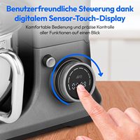 Professionnel 1200W Mini 6 vitesses batteur sur socle électrique 5L mélangeur de pâte sorbetière bol de mélange crochet de pâte pour la cuisson à la maison