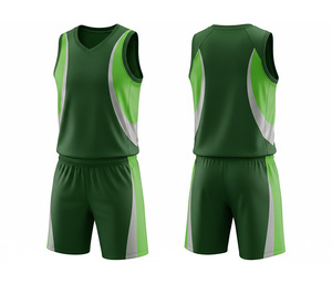 Ensemble de maillots de basket-ball personnalisés, maillot et short professionnels avec impression par sublimation, vêtements de sport d'équipe pour hommes, femmes et jeunes - Product Image 2