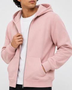 Sweat-shirt unisexe pour homme/femme, couleur unie, en polaire, coupe classique, vêtements décontractés d'hiver, vente en gros OEM/ODM, faible MOQ, haute qualité - Product Image 3
