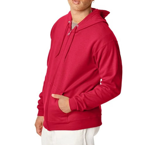 Sudadera con Capucha de Invierno para Hombre de Alta Calidad, con Cierre, Tejido de Felpa, Bordada, Talla Grande, Casual, Ecológica y Transpirable - Product Image 3