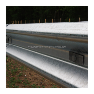 Barrière de sécurité routière en acier galvanisé résistant à la corrosion, type W, pour autoroute - Product Image 1