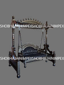 Antique Wooden <b>Swing</b> by Shobha Jain Impex for Wedding Decorations - Product Image 3