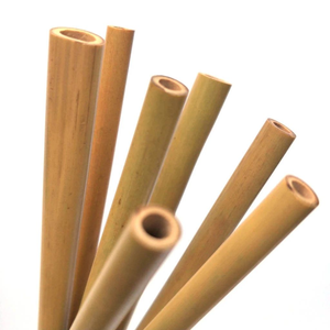 Eco Friendly Disposable <b>Bamboo</b> <b>Straws</b> Natural Beverage Supplies for Kitchen Dining Travel and Entertainment Use - Product Image 5