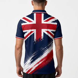 Polo Deportivo Personalizado para Hombre, de Secado Rápido, en Poliéster, Manga Corta, con Logotipo Frontal Sublimado, Corte Regular - Product Image 3