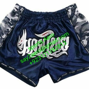 กางเกงมวยไทยคุณภาพสูงสำหรับผู้ชาย ระบายอากาศได้ดี เหมาะสำหรับฝึกซ้อมศิลปะการต่อสู้ สีดำ กางเกงฝึกซ้อมแบบไทย - Product Image 5