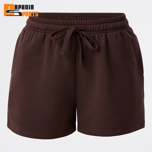 Pantalones Cortos Deportivos de Mujer Personalizados de Fábrica, Pantalones Cortos de Verano Casuales para Correr, Tejidos, Lisos, de Felpa, para Gimnasio y Ciclismo - Product Image 6