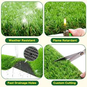 Tapis en herbe synthétique épais et doux TH-PAG-603 pour chiens, conçu pour un confort naturel, pour l'apprentissage de la propreté en intérieur ou les coins de balcon douillets - Product Image 5