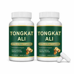Capsules d'extrait d'écorce de Tongkat Ali et d'herbe de chèvre cornée de qualité alimentaire, personnalisées, suppléments à base de plantes, extraction liquide-solide, pour hommes - Product Image 1