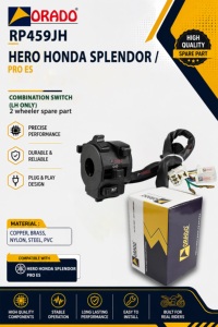 Interruptor combinado Hero Honda Splendor Pro ES, solo para mano izquierda, calidad de exportación para repuestos de motocicletas en India. - Product Image 4