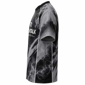 Camiseta Casual de Manga Corta para Hombre, Bordada, con Logotipo Frontal, 100% Algodón, Transpirable, de Secado Rápido, Corte Regular, Superventas - Product Image 3