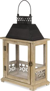 Lanterne en bois de designer, fabricant fiable, avec couvercle en verre, porte-bougie décoratif pour mariage, événements et hôtels - Product Image 6