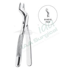 Pinzas Quirúrgicas Dentales de Acero Inoxidable para Extracción de Molares Inferiores Rotos o Atrapados, Tipo Cuerno, al por Mayor - Product Image 6