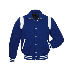 Veste Varsity de Haute Qualité 2025, Manches en Cuir, Style Casual, Veste Varsity Vintage Oversize pour Hommes - Product Image 4