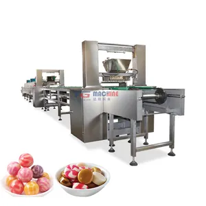 Multifunctional Sustainable Die-formed Hard Candy Production Line Customized With Lollipop Former