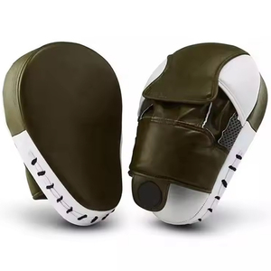 2026 High Quality Wholesale Customizable Leather Focus Pads <b>Comfortable</b> Durable for MMA Boxing Muay Thai Focus Pads With OEM - Product Image 1