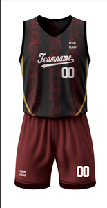 Uniforme de Baloncesto Personalizado, 100% Poliéster Sublimado, Jersey Premium Personalizado sin Mangas, Cuello en V, Corte Regular - Product Image 2