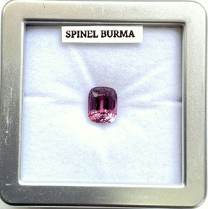 Espinela de Birmania de 3.73 quilates, corte cojín natural, para joyería fina, gema natural - Product Image 2