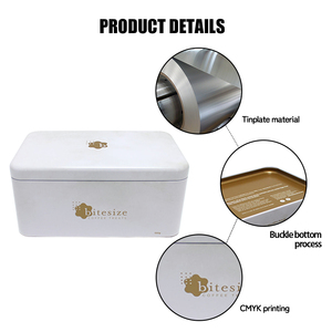 2025 nhà máy tùy chỉnh cá nhân Biscuit tins cấp thực phẩm hộp thiếc bao bì bơ Cookie tins - Product Image 3