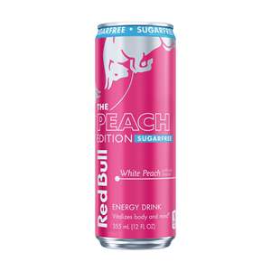 Bebida Energética Red Bull White Peach 2026, 24 Latas de 250ml, Variante Sin Azúcar No Disponible, Fórmula Original con 11g de Azúcar por 100ml - Product Image 2