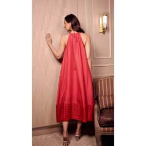 Robe de soirée élégante The Quince Life Scarlet taille unique - Product Image 2