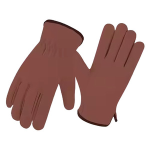 ถุงมือขับรถหนังวัวแท้สีขาวธรรมชาติ หนังแยกชั้น สำหรับงานหนัก ถุงมือนิรภัยสำหรับคนขับรถบรรทุก ใช้งานทั่วไป - Product Image 3