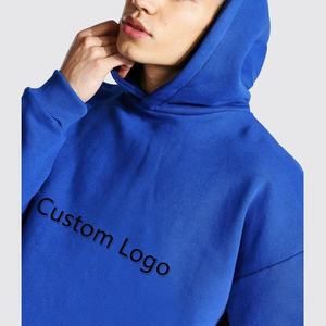 Sweat à capuche unisexe personnalisé avec logo, 480 g/m², en molleton épais brodé, coupe ample, avec cordon de serrage, style streetwear, effet gonflé - Product Image 3