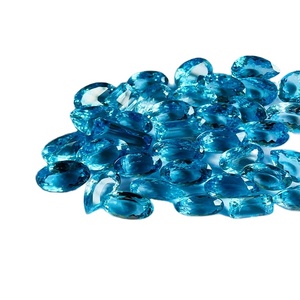 Topaze bleu naturel avec un superbe lustre, loupe de qualité AAA bleu topaze propre, belle couleur, parfait pour tout type de bijoux - Product Image 1