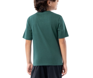 เสื้อยืดคอกลมแขนสั้นพิมพ์ลายกราฟิกสำหรับเด็กผู้ชาย ผ้าฝ้าย 100% 160 GSM รับผลิตตามสั่ง OEM พร้อมสกรีนโลโก้แบรนด์ ขายส่งโดยตรง ไซส์ 4-18 - Product Image 5