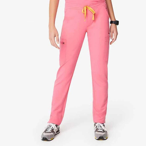 Custom Women's V-Neck Medical <b>Scrubs</b> <b>Set</b> - Slim Fit Cargo Nursing Uniforms - Four-Way Stretch Breathable Hospital <b>Scrub</b> Suit - Product Image 2