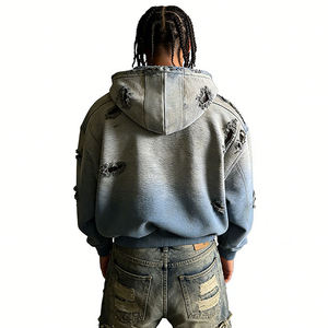 Sudadera con Capucha Unisex SAMUEL INDUSTRIES para Otoño/Invierno, 100% Algodón Ecológico, Corte Regular, Gruesa, 350g, Color Sólido, Estilo Vintage - Product Image 2