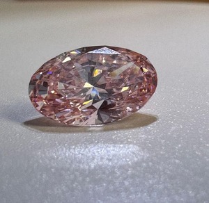 Diamante Suelto Cultivado en Laboratorio IGI de 3 Ct, Corte Ovalado, Color Rosa Fantasía, Claridad VS1, Corte Excelente para Joyería - Product Image 3