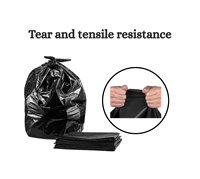 Bin Guard Large 33x39cm 120 micras Hogar 32-45 Galones Bolsas de basura Rojas Venta al por mayor Multiusos Cocina Oficina A prueba de humedad