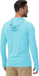 Chemise de pêche pour homme UPF 50 imprimée à manches longues respirante en Spandex/Polyester 180g - Product Image 3