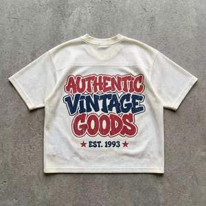 Camisetas Personalizadas Vintage con Logotipo Sólido en la Parte Delantera para Hombre, Corte Regular, Manga Corta, 100% Algodón, Transpirables y Ecológicas - Product Image 2