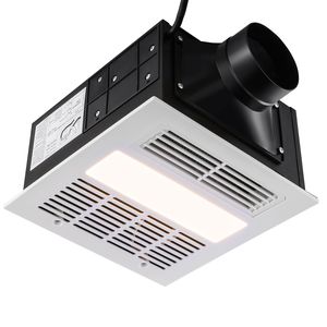 Ventilatore da Bagno ad Alta Efficienza 1500W con Ventilazione 110 CFM, Bassa Rumorosità 1.5sones, Risparmio Energetico, Riscaldamento 110V - Product Image 1