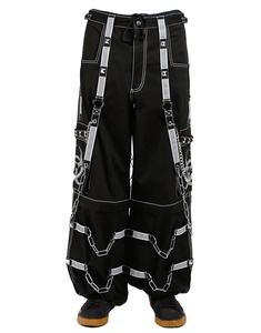 Streetstyle, nueva personalidad, pantalones casuales, pantalones góticos para hombres, pantalones de bondage cargo con ojales Punk Rock, pantalones vaqueros salvajes para hombres, Vaqueros cónicos - Product Image 1