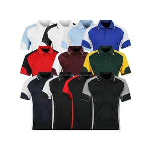 Chemises polo pour hommes en couleur unie, tissu respirant, chemises décontractées pour hommes, dernières tendances en matière de chemises polo pour adultes, livraison directe d'usine - Product Image 6