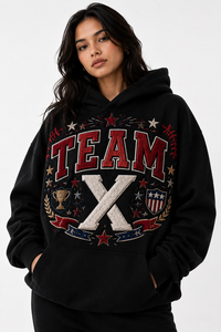 Sudaderas Personalizadas Team X Play With X Game On X Never Quit X Move With X Born To Win X, Fabricante de Ropa Deportiva de Invierno, Estilo Urbano, ODM - Product Image 1