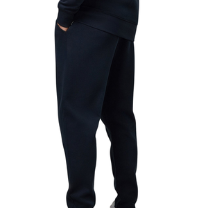 Ensemble de survêtement décontracté pour homme en molleton bleu marine avec capuche, tenue de sport d'hiver, streetwear - Product Image 3