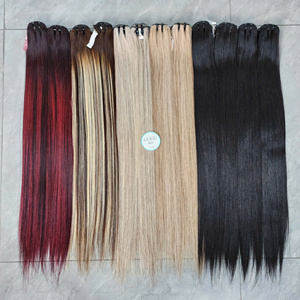Extensiones de Cabello Virgen Vietnamita 100% Natural, Color Rubio Premium, Liso Extremo, Longitudes de 8 a 40 Pulgadas - Product Image 4